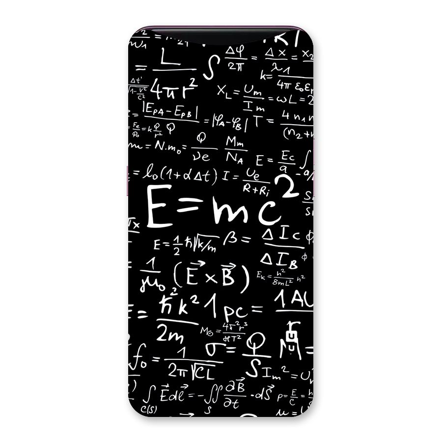 Physics Equation Back Case for Oppo Find X