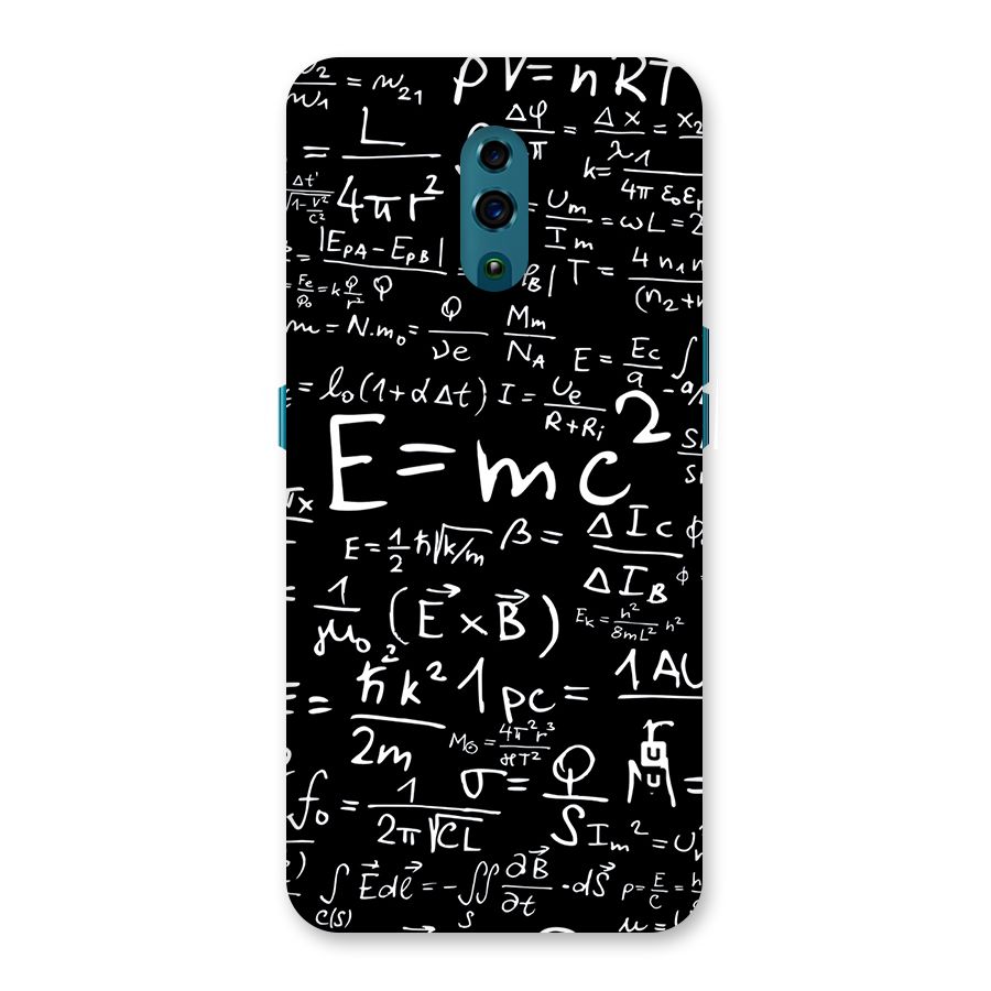 Physics Equation Back Case for Oppo Reno