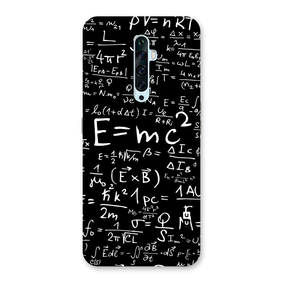 Physics Equation Back Case for Oppo Reno2 Z