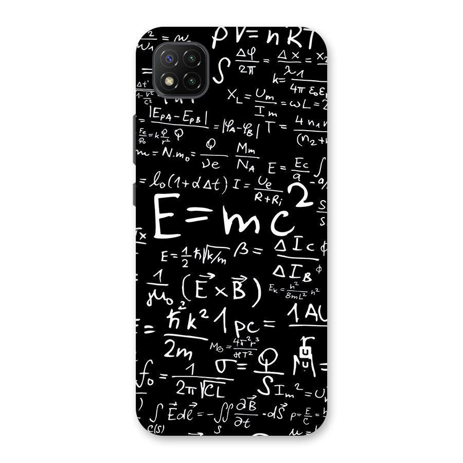 Physics Equation Back Case for Poco C3