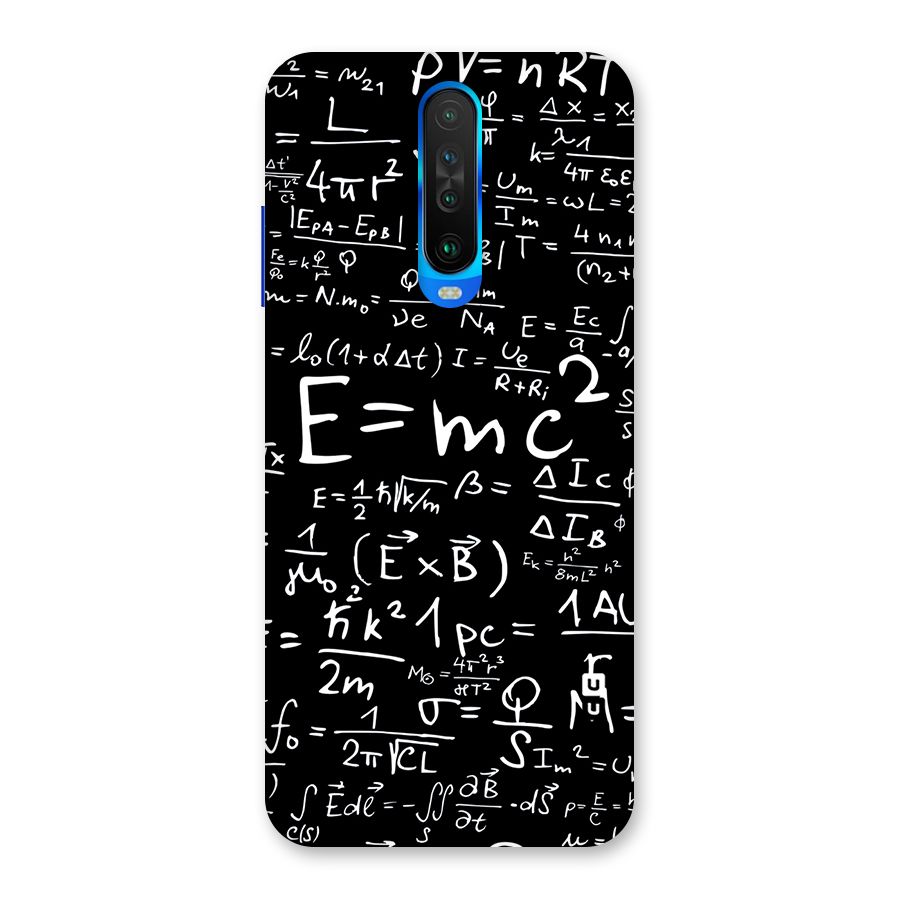 Physics Equation Back Case for Poco X2