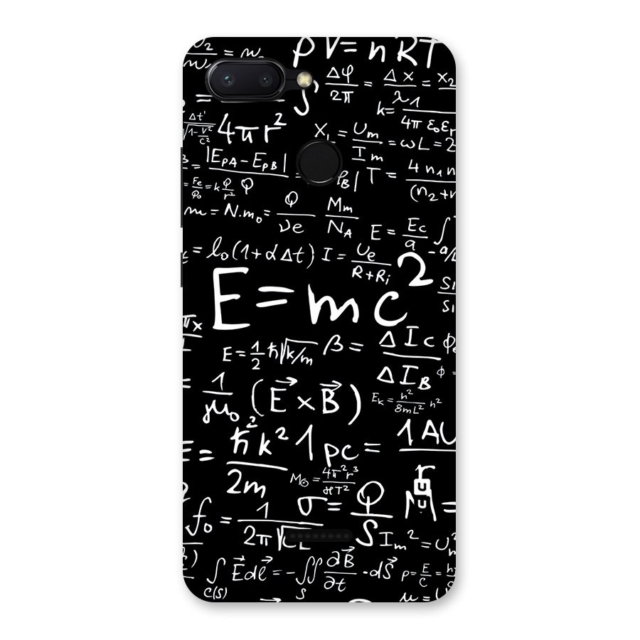 Physics Equation Back Case for Redmi 6