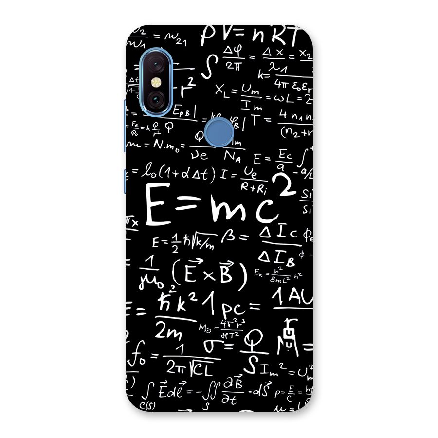 Physics Equation Back Case for Redmi Note 6 Pro