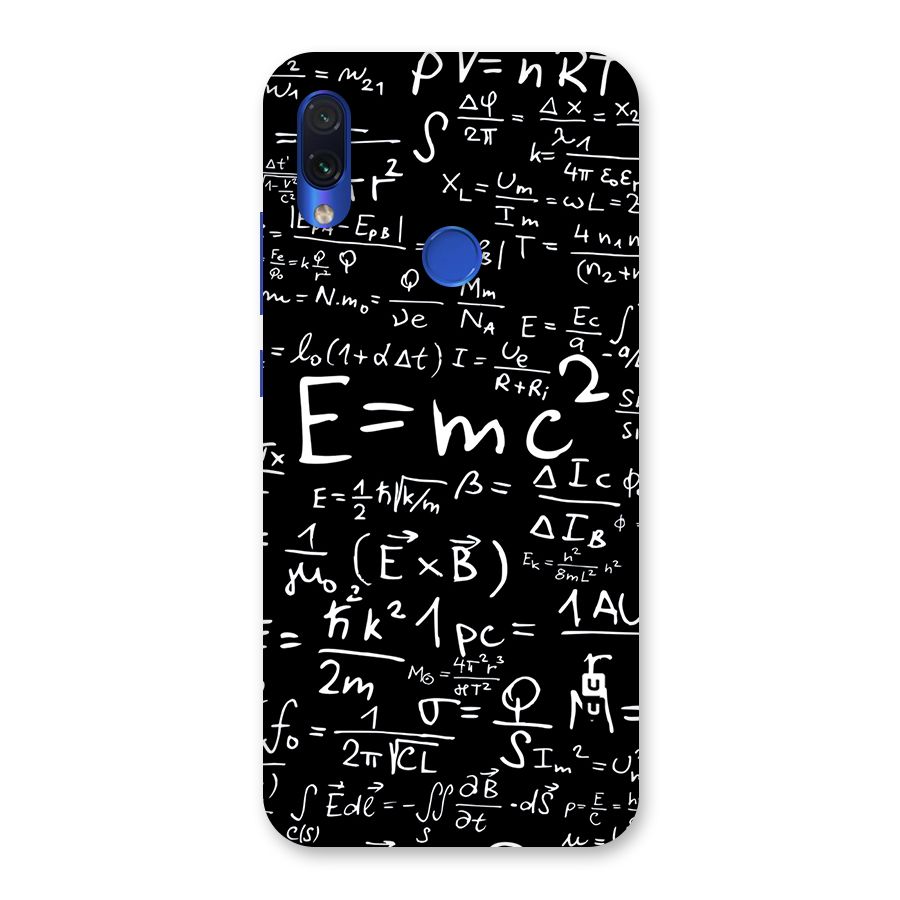 Physics Equation Back Case for Redmi Note 7
