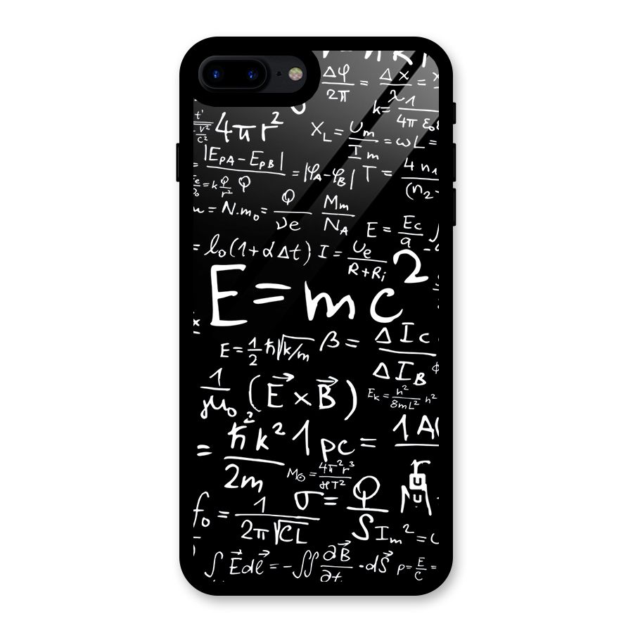 Physics Equation Glass Back Case for iPhone 7 Plus