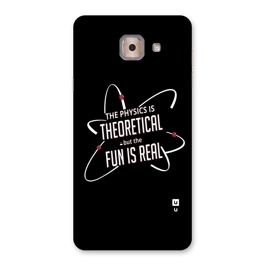 Physics Theoretical Fun Real Back Case for Galaxy J7 Max