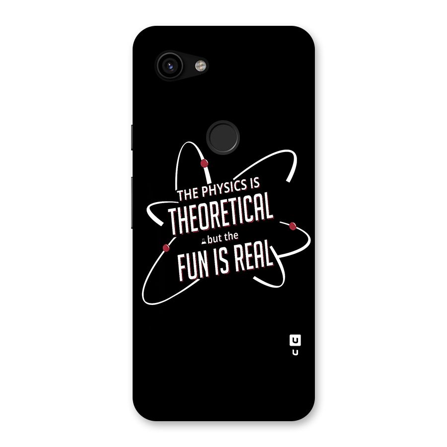 Physics Theoretical Fun Real Back Case for Google Pixel 3a