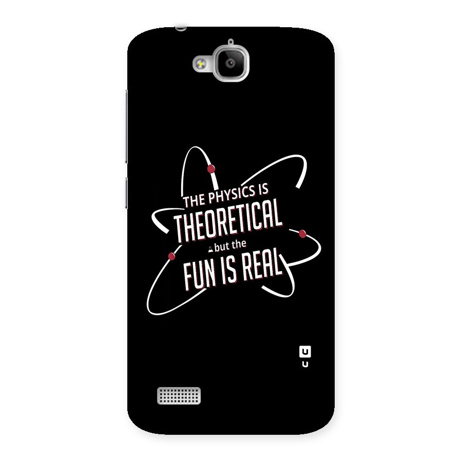 Physics Theoretical Fun Real Back Case for Honor Holly