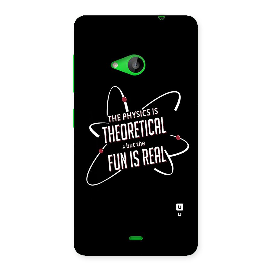 Physics Theoretical Fun Real Back Case for Lumia 535