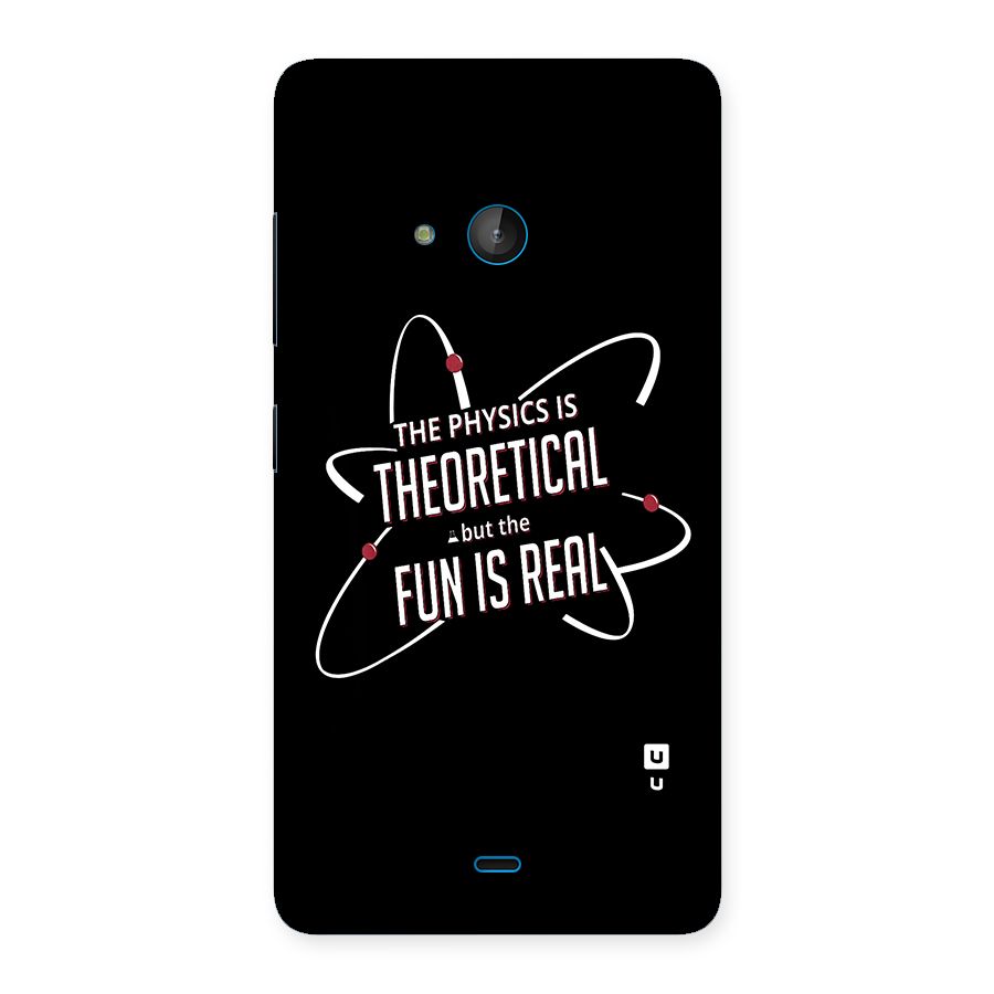 Physics Theoretical Fun Real Back Case for Lumia 540