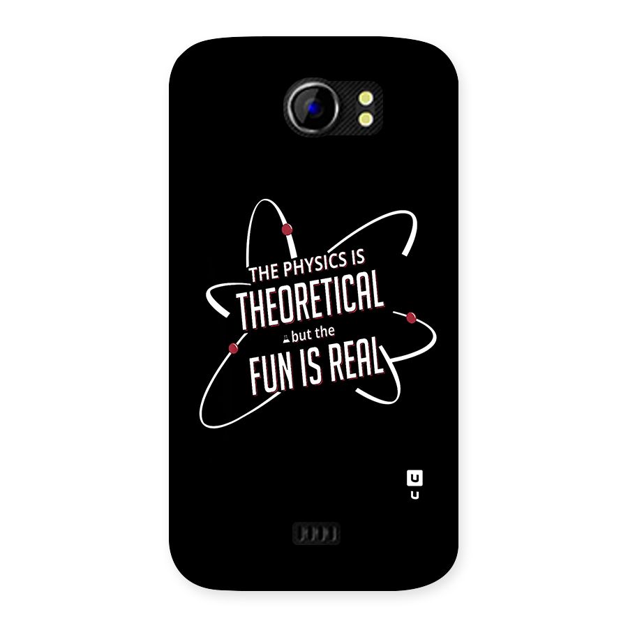 Physics Theoretical Fun Real Back Case for Micromax Canvas 2 A110