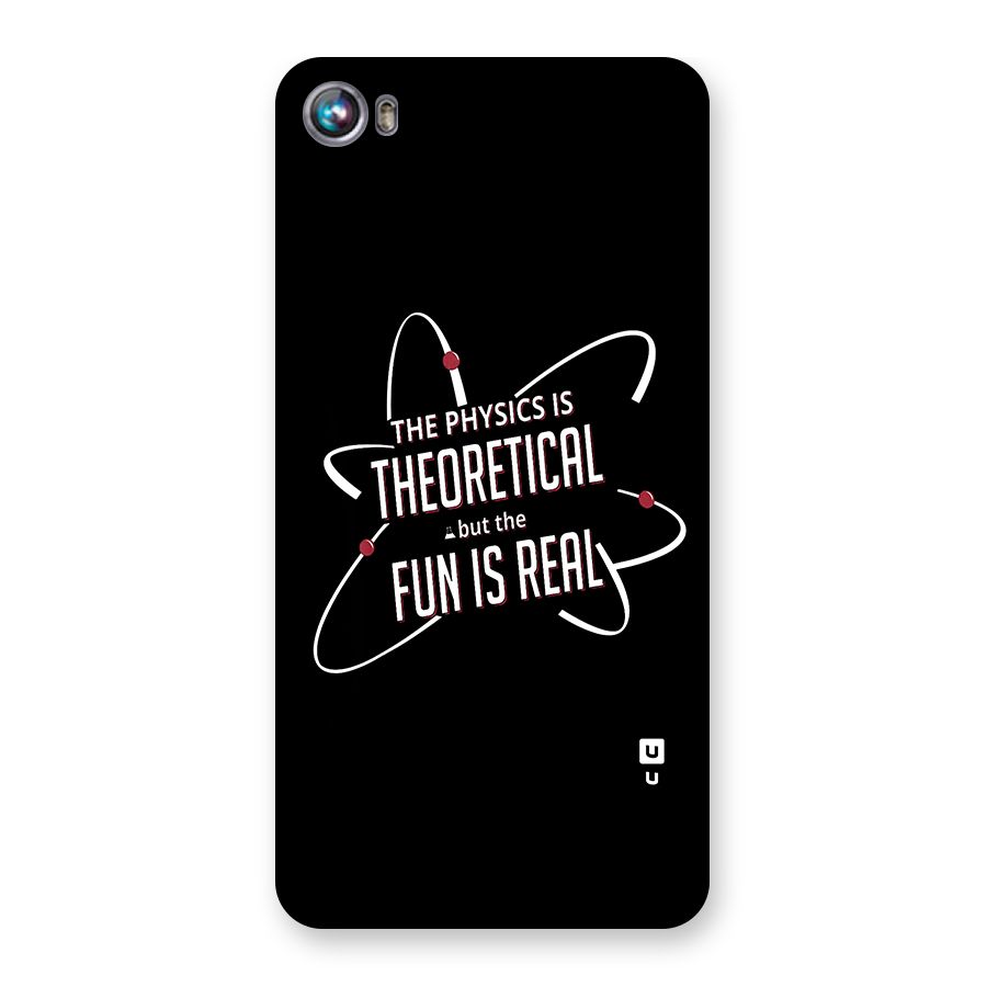 Physics Theoretical Fun Real Back Case for Micromax Canvas Fire 4 A107