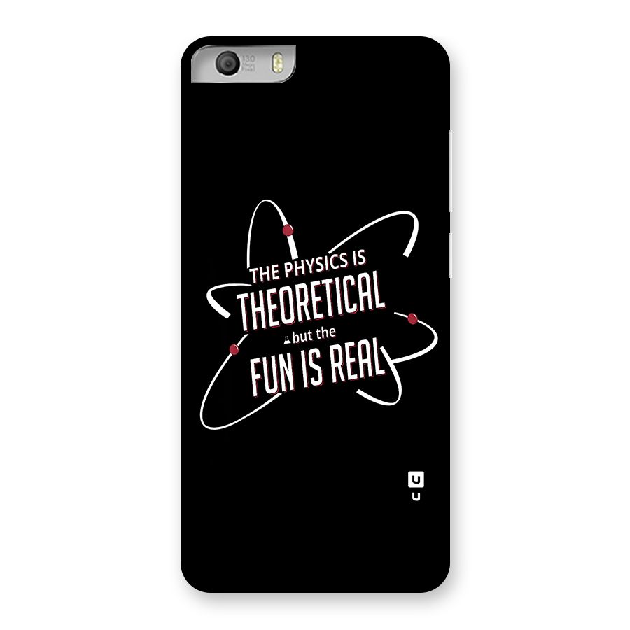 Physics Theoretical Fun Real Back Case for Micromax Canvas Knight 2