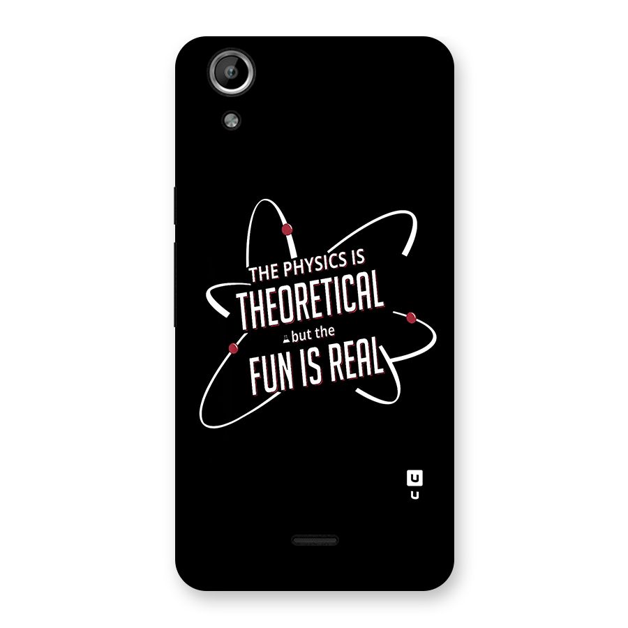 Physics Theoretical Fun Real Back Case for Micromax Canvas Selfie Lens Q345