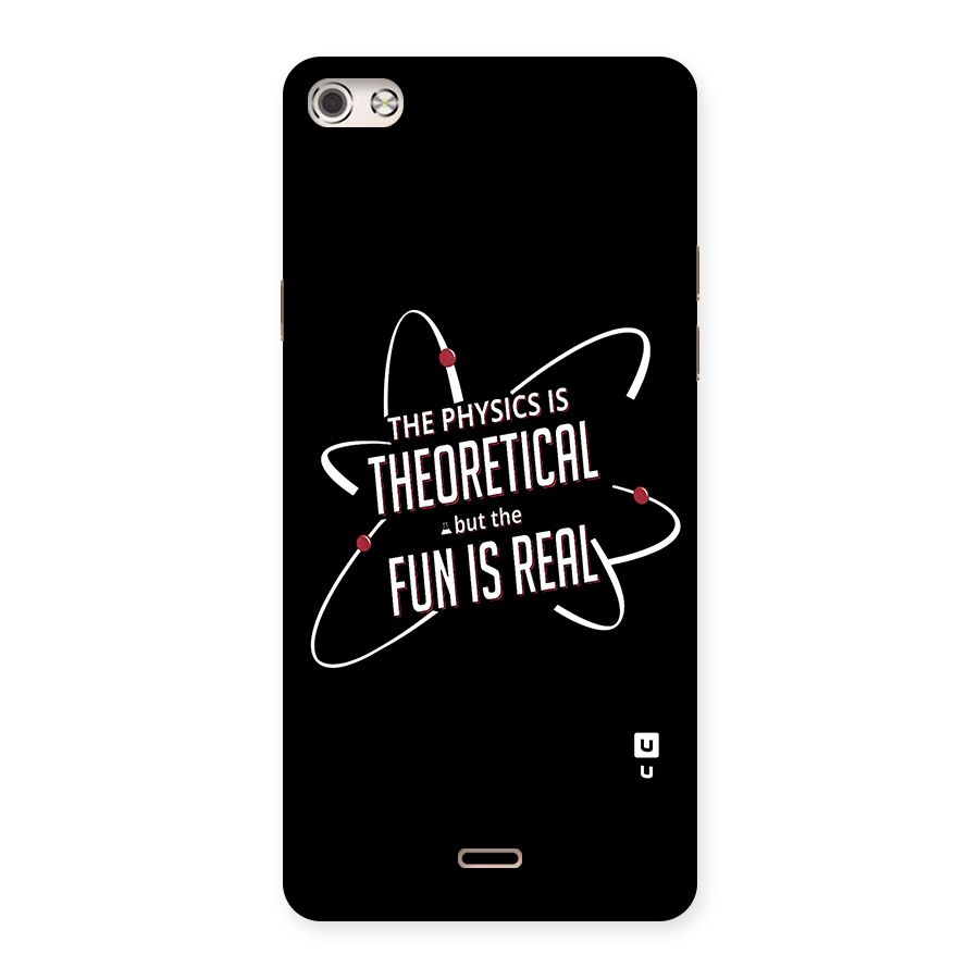 Physics Theoretical Fun Real Back Case for Micromax Canvas Silver 5