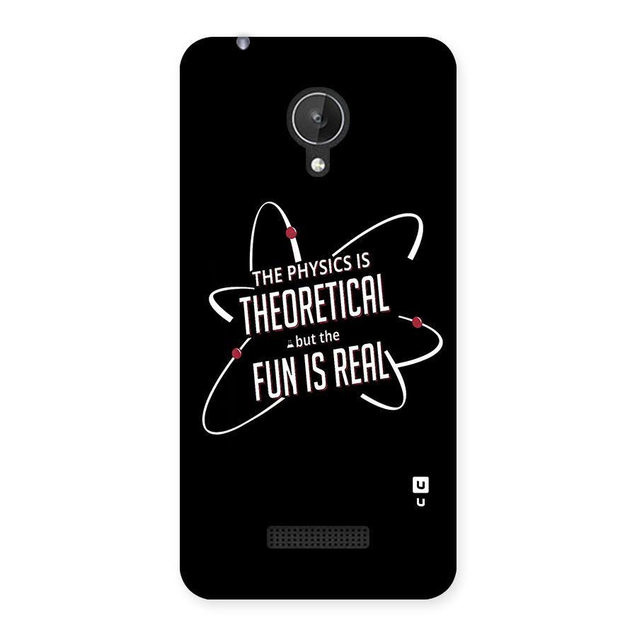 Physics Theoretical Fun Real Back Case for Micromax Canvas Spark Q380