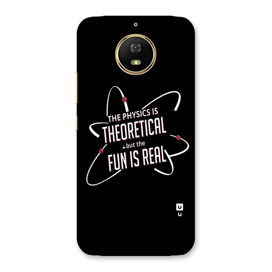 Physics Theoretical Fun Real Back Case for Moto G5s