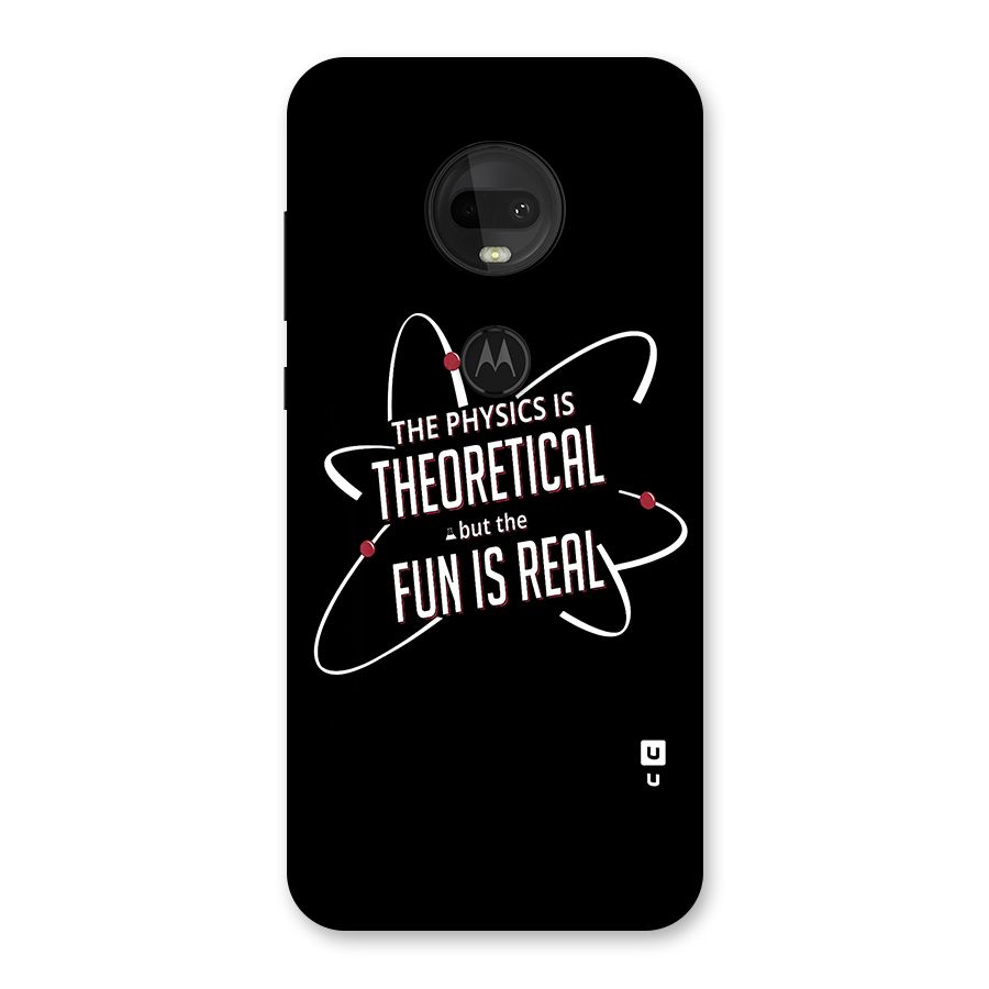 Physics Theoretical Fun Real Back Case for Moto G7
