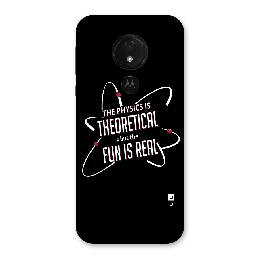 Physics Theoretical Fun Real Back Case for Moto G7 Power