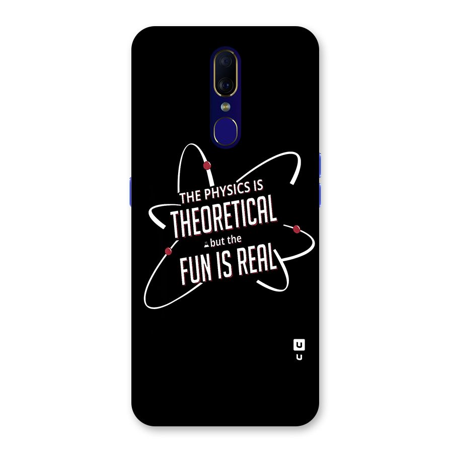 Physics Theoretical Fun Real Back Case for Oppo A9