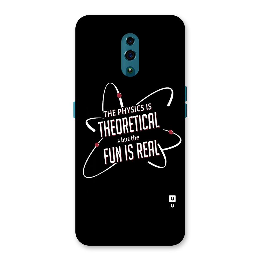 Physics Theoretical Fun Real Back Case for Oppo Reno