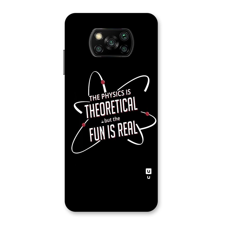 Physics Theoretical Fun Real Back Case for Poco X3