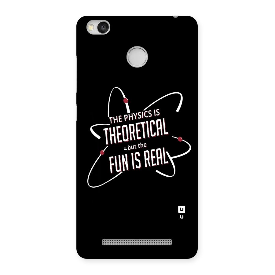 Physics Theoretical Fun Real Back Case for Redmi 3S Prime