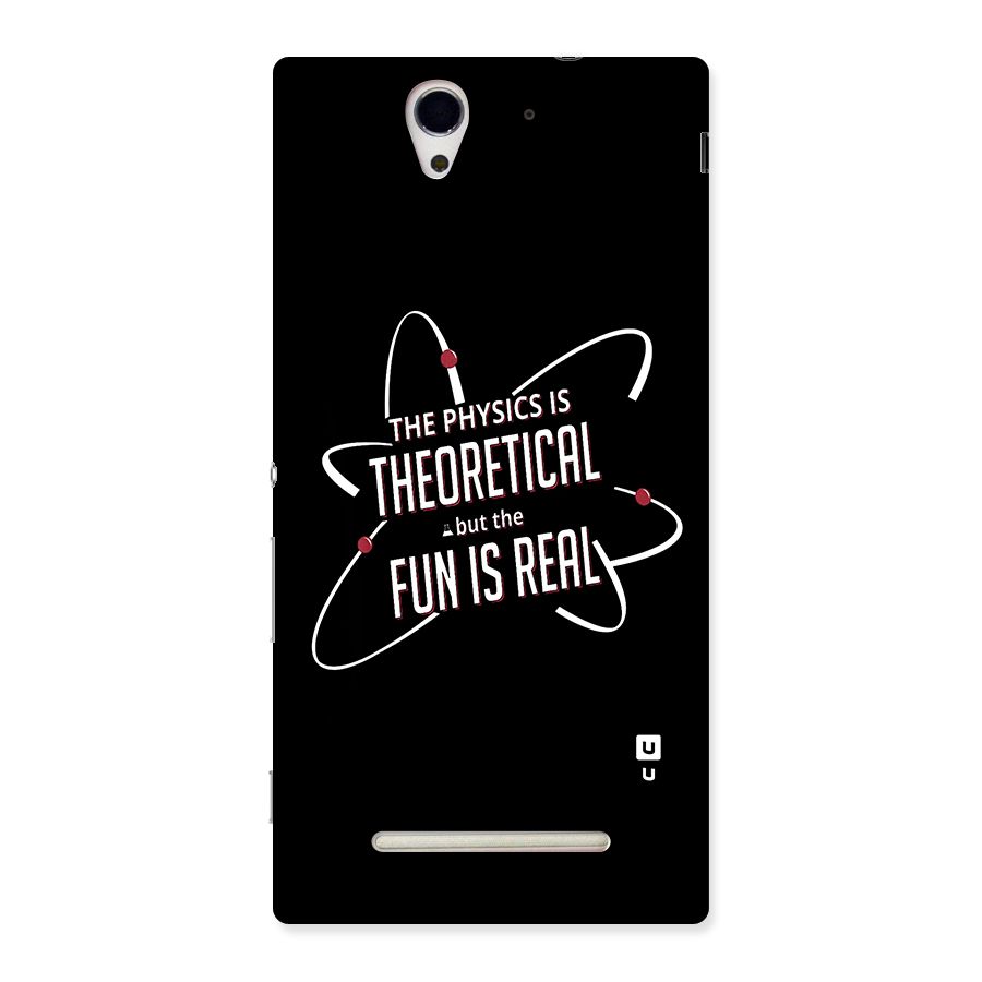 Physics Theoretical Fun Real Back Case for Sony Xperia C3
