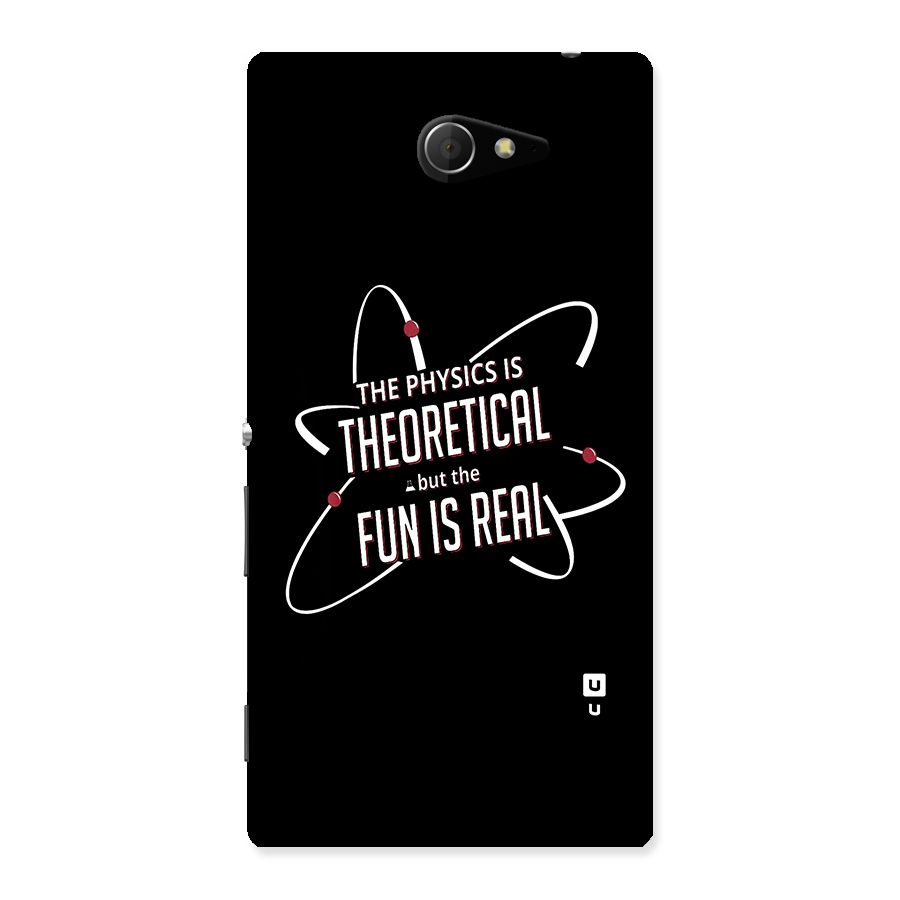 Physics Theoretical Fun Real Back Case for Sony Xperia M2