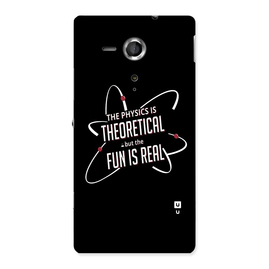 Physics Theoretical Fun Real Back Case for Sony Xperia SP