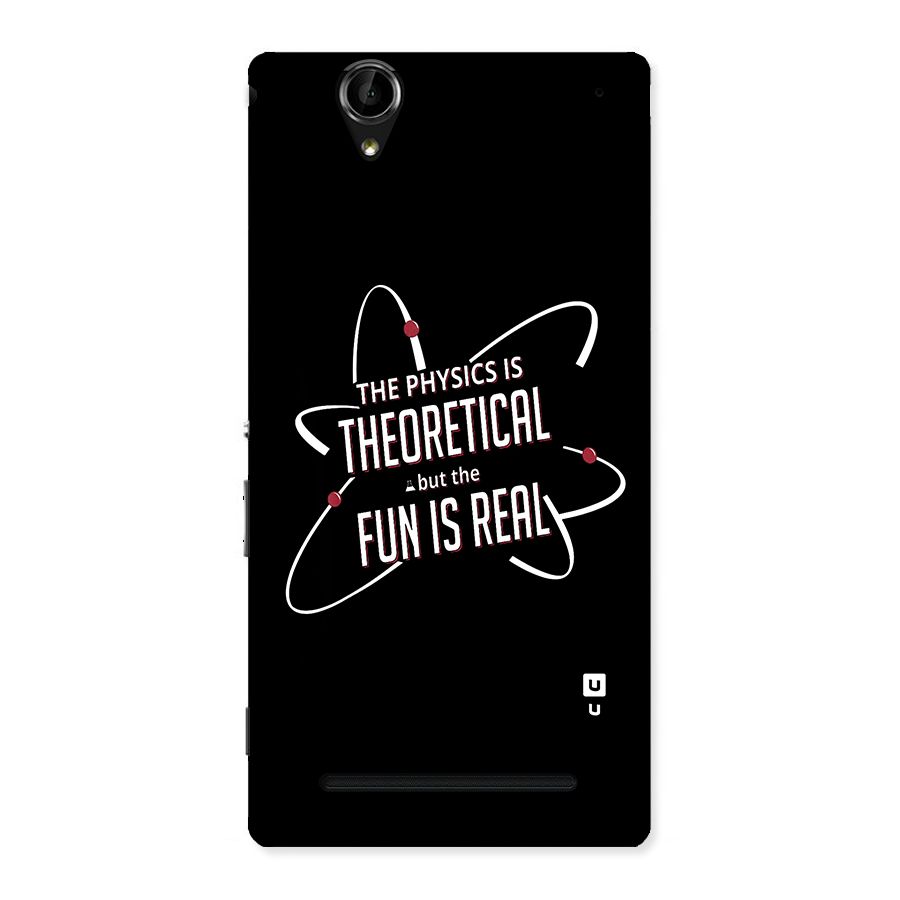 Physics Theoretical Fun Real Back Case for Sony Xperia T2