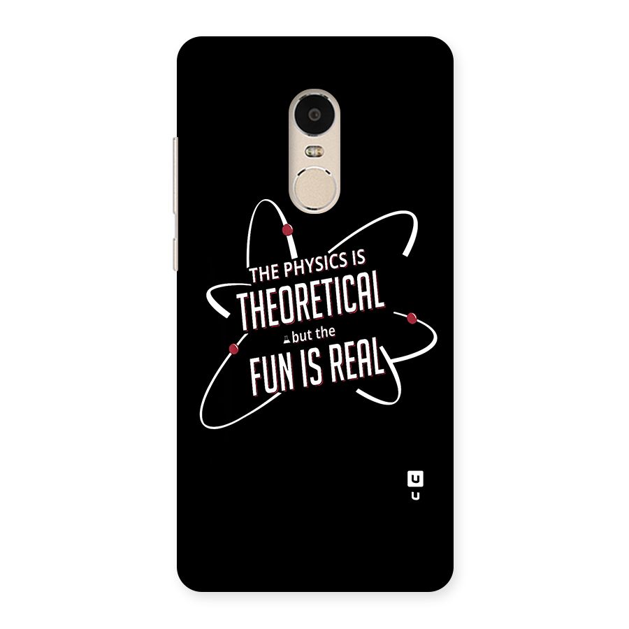 Physics Theoretical Fun Real Back Case for Xiaomi Redmi Note 4