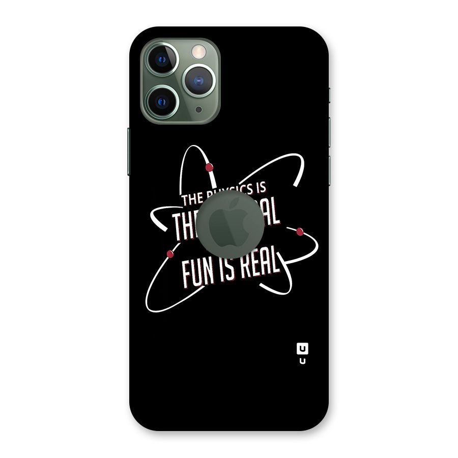 Physics Theoretical Fun Real Back Case for iPhone 11 Pro Logo  Cut