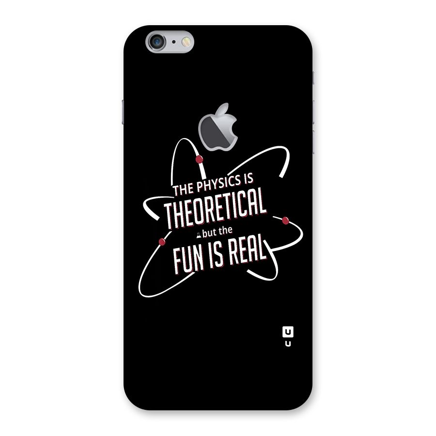 Physics Theoretical Fun Real Back Case for iPhone 6 Plus 6S Plus Logo Cut