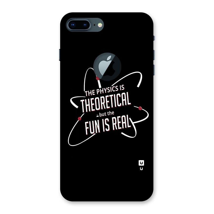 Physics Theoretical Fun Real Back Case for iPhone 7 Plus Logo Cut