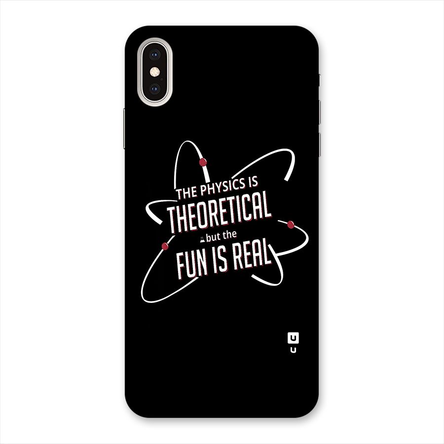 Physics Theoretical Fun Real Back Case for iPhone XS Max