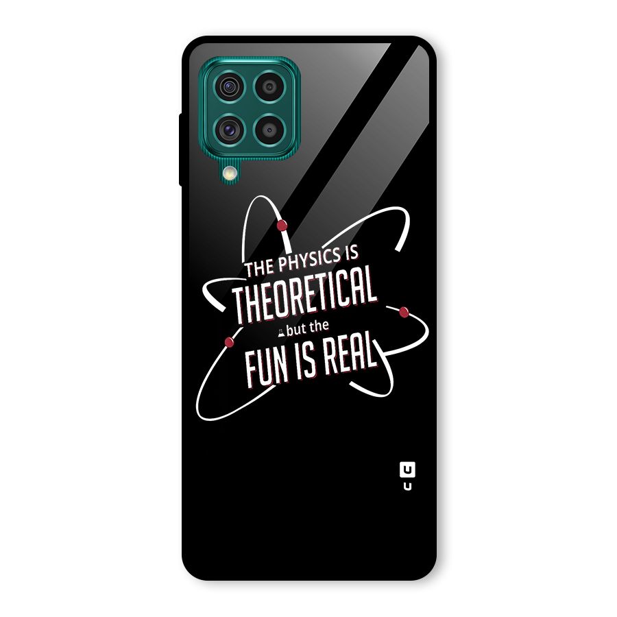 Physics Theoretical Fun Real Glass Back Case for Galaxy F62