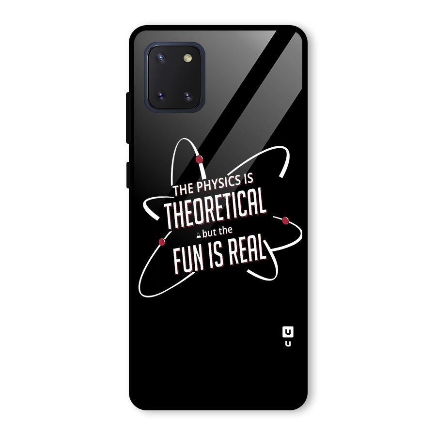 Physics Theoretical Fun Real Glass Back Case for Galaxy Note 10 Lite