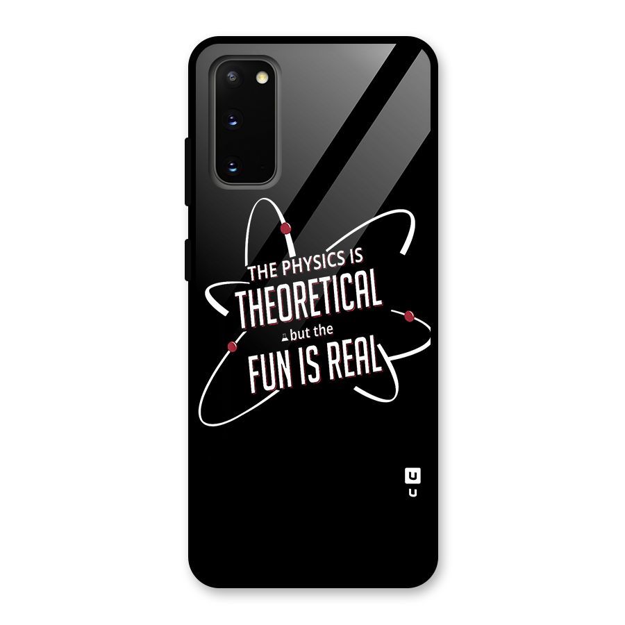 Physics Theoretical Fun Real Glass Back Case for Galaxy S20