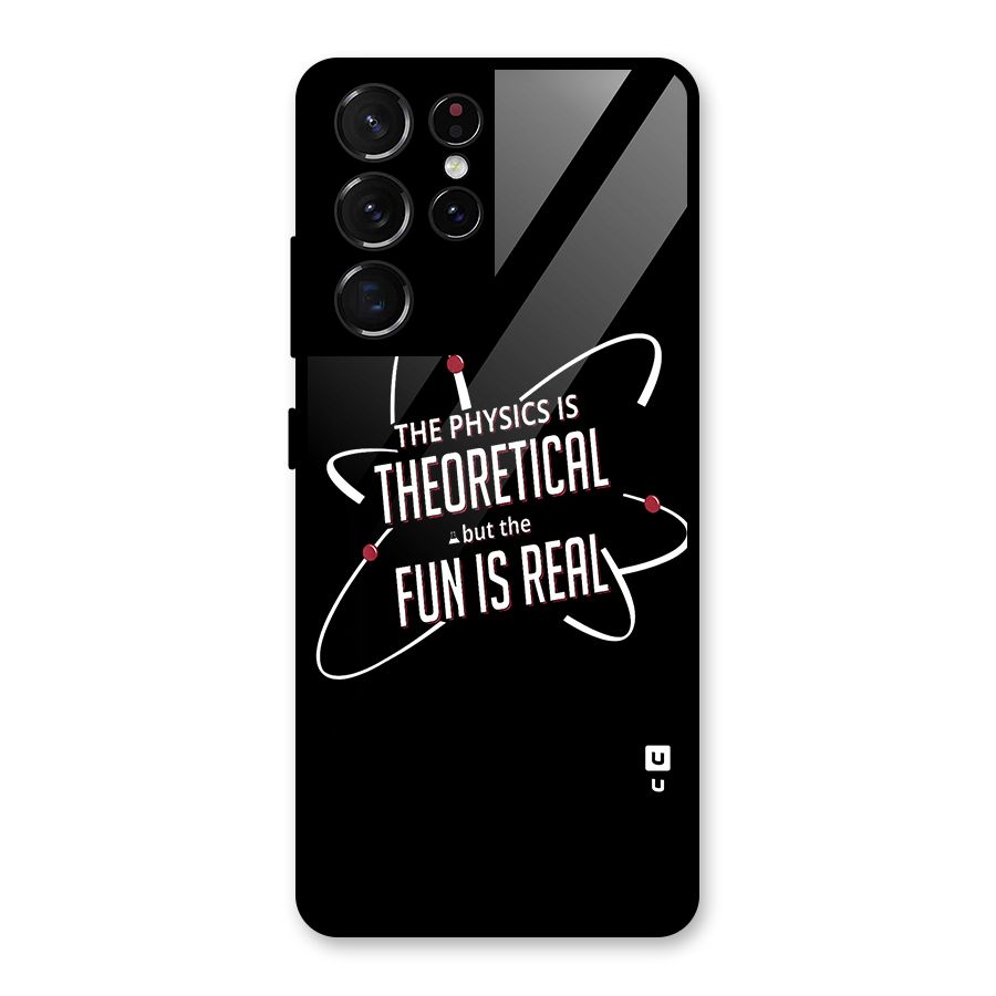 Physics Theoretical Fun Real Glass Back Case for Galaxy S21 Ultra 5G