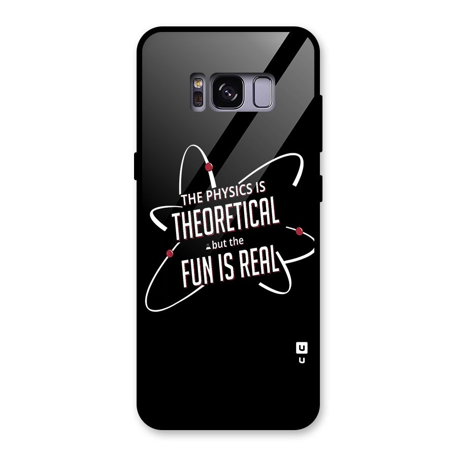 Physics Theoretical Fun Real Glass Back Case for Galaxy S8