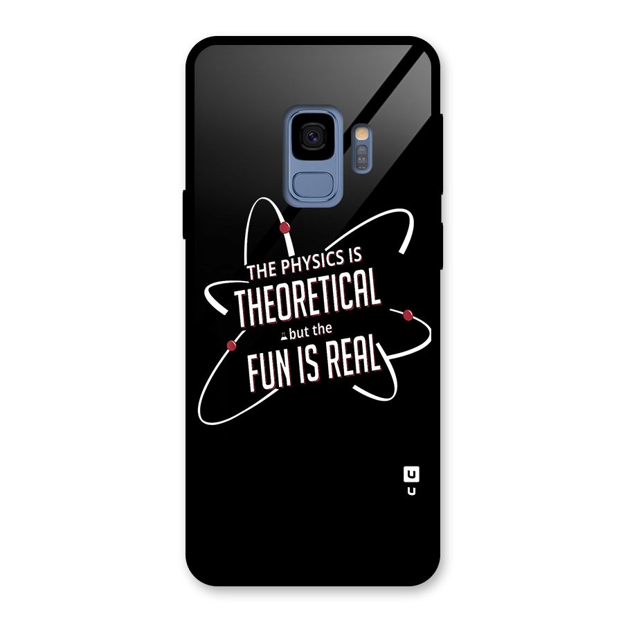Physics Theoretical Fun Real Glass Back Case for Galaxy S9