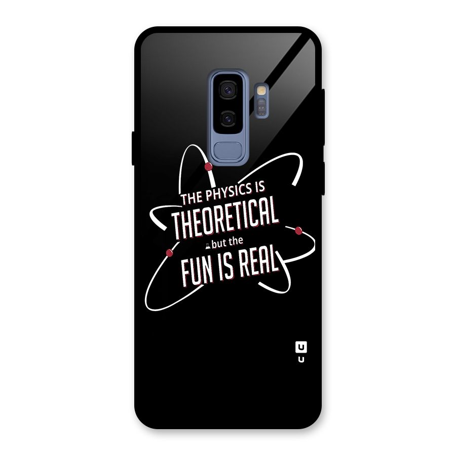 Physics Theoretical Fun Real Glass Back Case for Galaxy S9 Plus