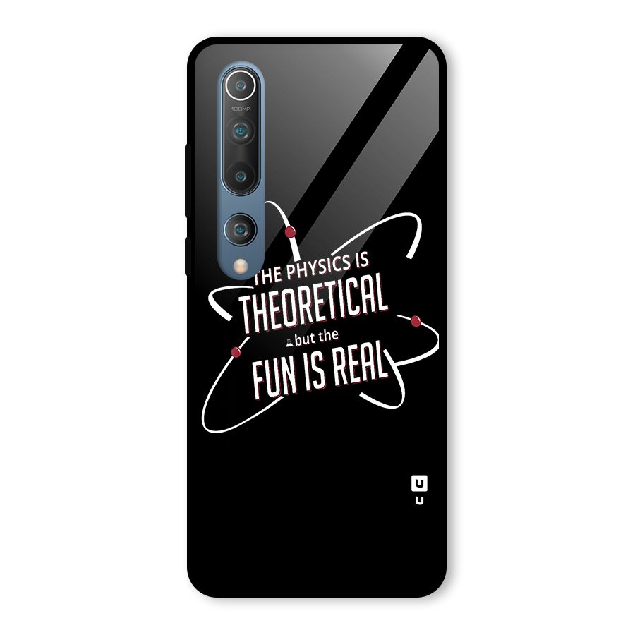 Physics Theoretical Fun Real Glass Back Case for Mi 10