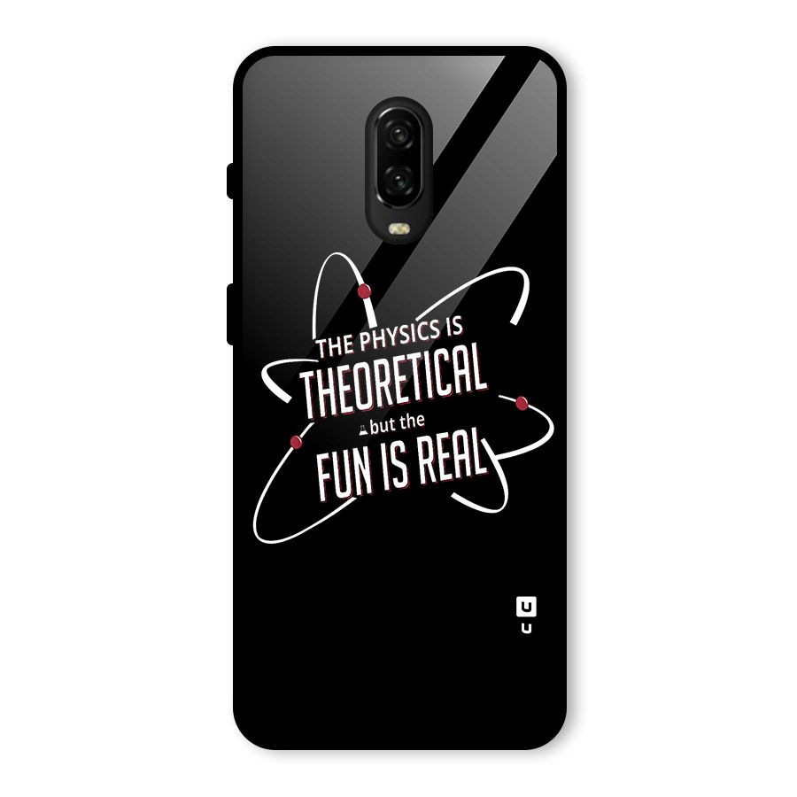 Physics Theoretical Fun Real Glass Back Case for OnePlus 6T