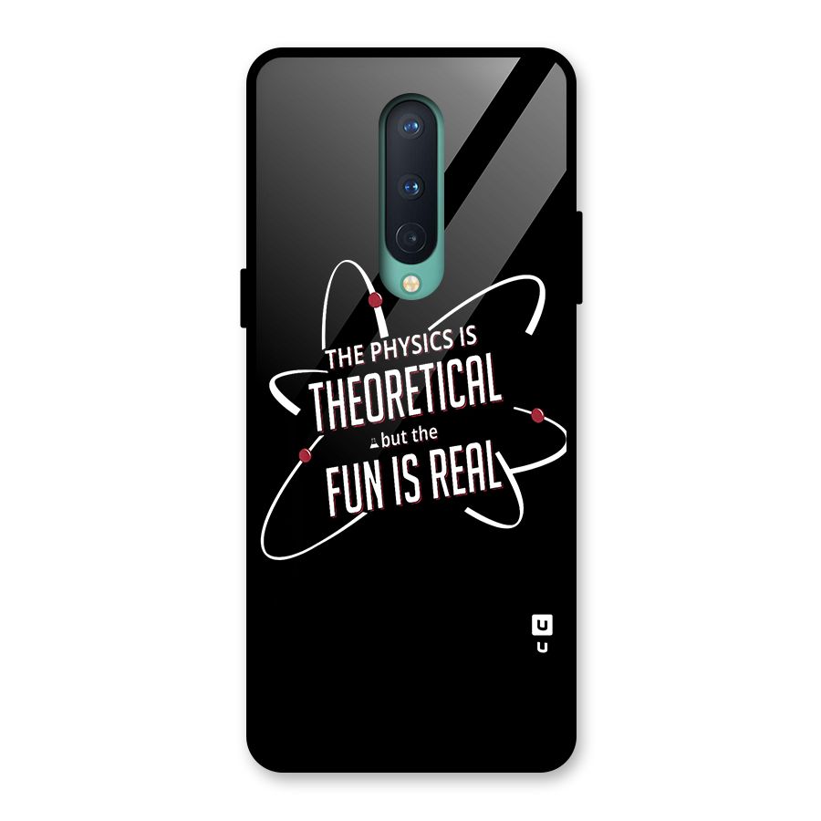 Physics Theoretical Fun Real Glass Back Case for OnePlus 8