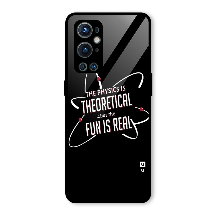 Physics Theoretical Fun Real Glass Back Case for OnePlus 9 Pro
