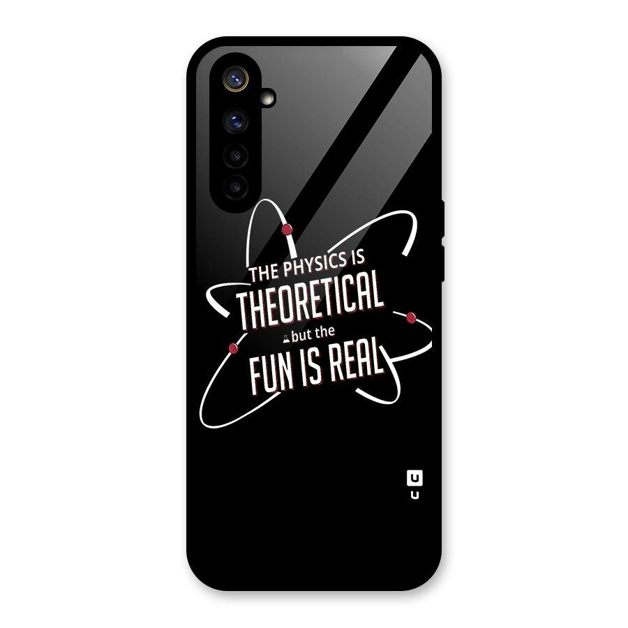 Physics Theoretical Fun Real Glass Back Case for Realme 6