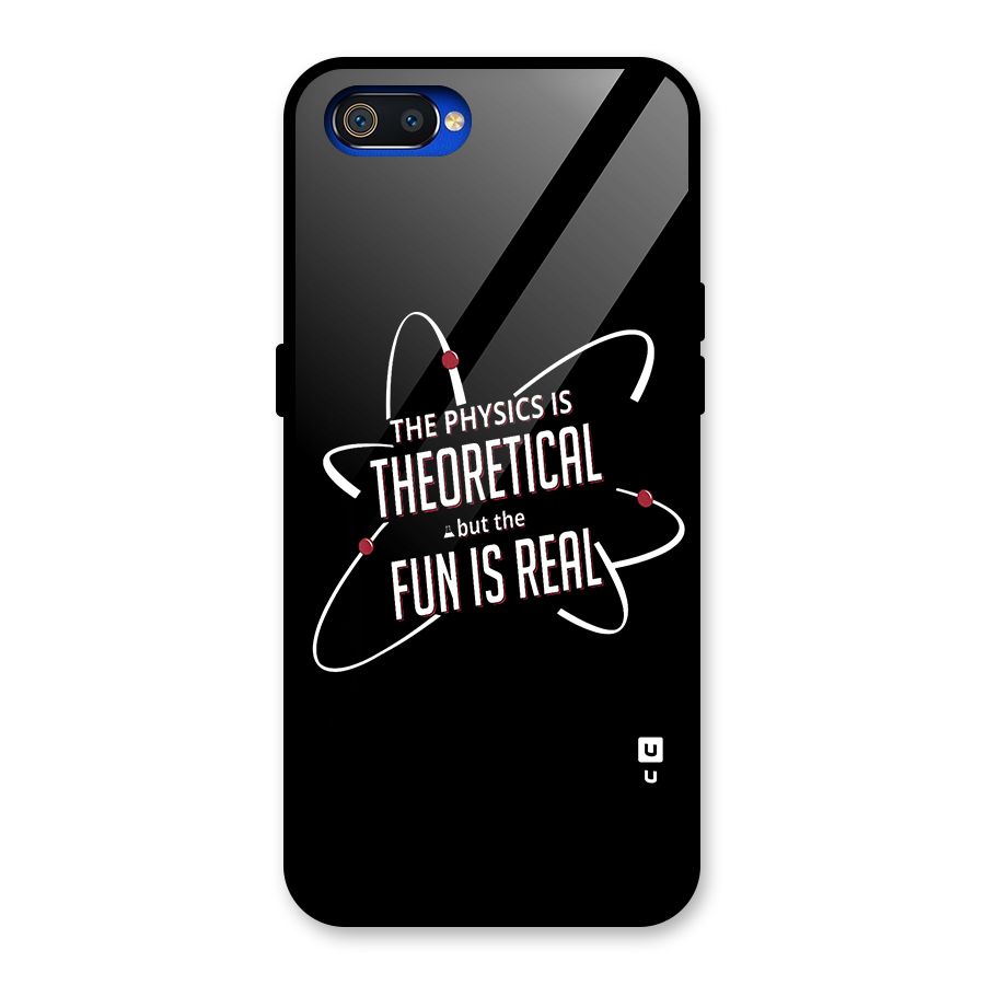 Physics Theoretical Fun Real Glass Back Case for Realme C2
