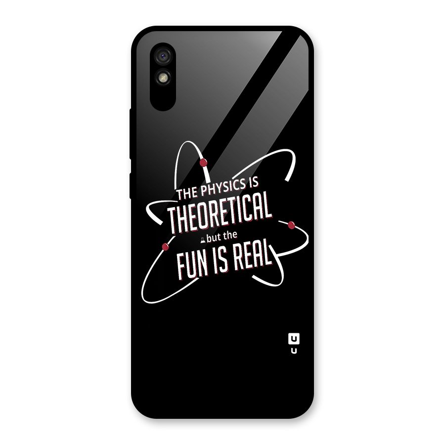 Physics Theoretical Fun Real Glass Back Case for Redmi 9i